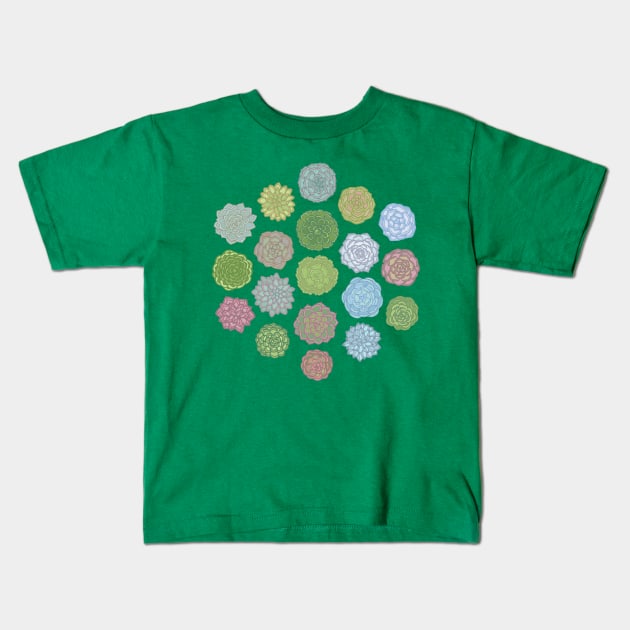 Succulent Circus Kids T-Shirt by Soft Biology